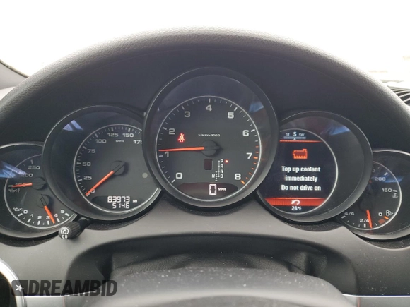 2017 Porsche Cayenne with VIN WP1AA2A25HKA80925, listed as a Copart auction lot 45039835 with 83,973 mi miles and Salvage Title. Bid and sale history available at carsss.com. Image 9.