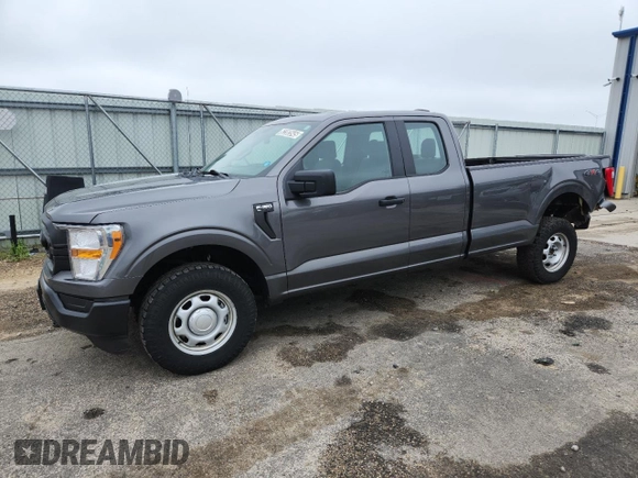2021 Ford F-150 XL with VIN 1FTFX1E5XMKE06023, listed as a Copart auction lot 62383545 with 96,481 mi miles and Clean title. Bid and sale history available at DreamBid. Image 1.
