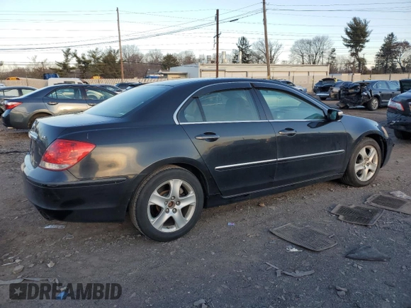 2007 Acura RL Technology with VIN JH4KB166X7C003497, listed as a Copart auction lot 85914954 with 210,483 mi miles and Salvage title. Bid and sale history available at DreamBid. Image 3.