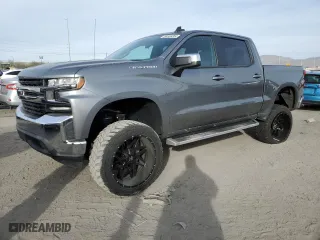 2019 Chevrolet Silverado 1500 LT with VIN 3GCPWCEK1KG234624, listed as a Copart auction lot 84559264 with 61,021 mi miles and Salvage Title. Bid and sale history available at carsss.com. Image 1.