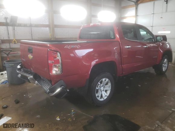 2015 Chevrolet Colorado 4WD LT with VIN 1GCGTBE39F1185334, listed as a Copart auction lot 79138864 with 61,375 mi miles and Salvage Title. Bid and sale history available at carsss.com. Image 3.