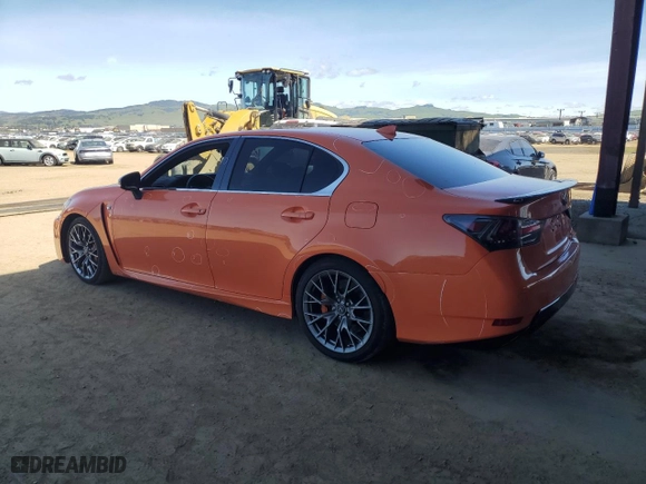 2017 Lexus GS F with VIN JTHBP1BL4HA002372, listed as a Copart auction lot 50049825 with 83,278 mi miles and Salvage Title. Bid and sale history available at carsss.com. Image 2.