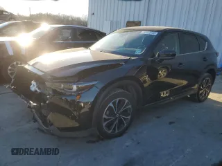 2022 Mazda CX-5 2.5 S Premium Package with VIN JM3KFBDM8N1544836, listed as a Copart auction lot 45573495 with 75,312 mi miles and Salvage Title. Bid and sale history available at carsss.com. Image 1.