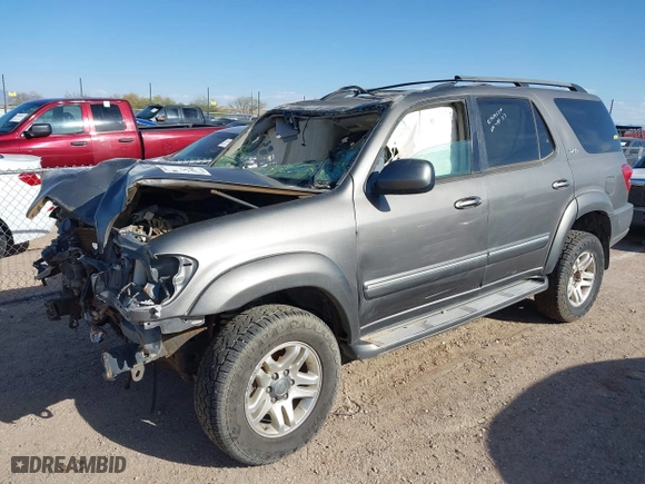 2006 Toyota Sequoia SR5 with VIN 5TDZT34A16S275045, listed as a IAAI auction lot 41761960 with 1 mi miles. Bid and sale history available at carsss.com. Image 2.