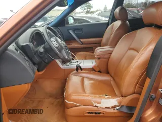 2003 Infiniti FX Options z VIN JNRAS08W73X204829, wystawiony jako Copart lot #47685215 z przebiegiem 209 166 mil mil oraz Tytuł czysty. Historia ofert i sprzedaży dostępna na DreamBid. Obrazek 7.