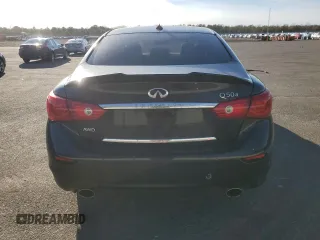 2015 Infiniti Q50 Premium with VIN JN1BV7ARXFM423673, listed as a Copart auction lot 47127065 with 112,692 mi miles and Clean Title. Bid and sale history available at carsss.com. Image 6.