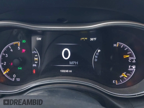 2016 Jeep Grand Cherokee Overland with VIN 1C4RJFCM5GC474718, listed as a IAAI auction lot 41307515 with 153,246 mi miles and . Bid and sale history available at DreamBid. Image 7.