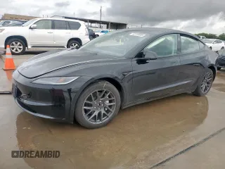 2025 Tesla Model 3 Long Range с VIN 5YJ3E1EB0SF921606, выставлен на аукционе Copart как лот 60728995 с пробегом 6 281 миль миль и Списание • Salvage title. История ставок и продаж доступна на DreamBid. Изображение 1.