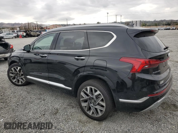 2023 Hyundai Santa Fe Calligraphy with VIN 5NMS54AL8PH629638, listed as a Copart auction lot 43662435 with 15,655 mi miles and Salvage Title. Bid and sale history available at carsss.com. Image 2.