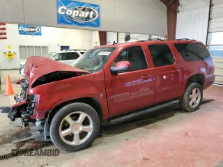 2014 Chevrolet Suburban LT with VIN 1GNSKJE79ER222304, listed as a Copart auction lot 51489115 with 176,468 mi miles and Salvage Title. Bid and sale history available at carsss.com. Image 1.