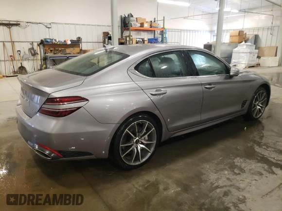 2024 Genesis G70 2.5T with VIN KMTG34SC0RU142196, listed as a Copart auction lot 88693715 with 24,795 mi miles and Clean Title. Bid and sale history available at carsss.com. Image 3.
