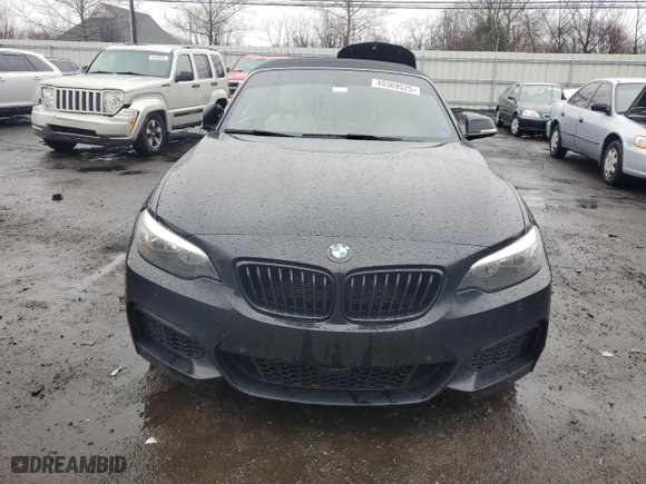 2015 BMW 2 Series 228i xDrive with VIN WBA1K7C55FV473349, listed as a Copart auction lot 49369525 with 174,716 mi miles and Salvage Title. Bid and sale history available at carsss.com. Image 5.
