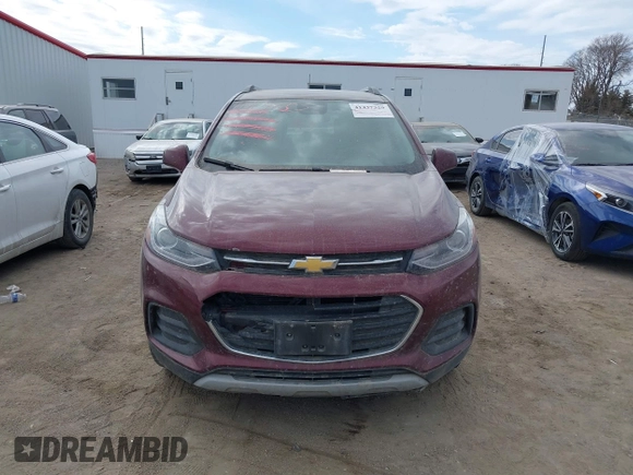 2017 Chevrolet Trax LT with VIN 3GNCJPSB5HL262068, listed as a IAAI auction lot 41904657 with 132,559 mi miles. Bid and sale history available at carsss.com. Image 12.