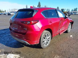 2024 Mazda CX-5 2.5 Turbo Signature with VIN JM3KFBXY5R0422722, listed as a IAAI auction lot 41496349 with 11,914 mi miles. Bid and sale history available at carsss.com. Image 4.