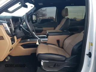 2024 Ford F-350 XL with VIN 1FT8W3DM8REC02732, listed as a Copart auction lot 80866094 with 16,411 mi miles and Salvage Title. Bid and sale history available at DreamBid. Image 7.