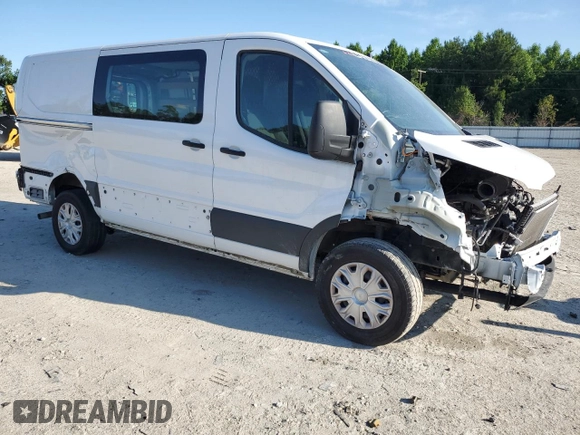 2023 Ford Transit Cargo with VIN 1FTBR1Y83PKA55264, listed as a Copart auction lot 56707125 with 14,737 mi miles and Clean title. Bid and sale history available at DreamBid. Image 4.