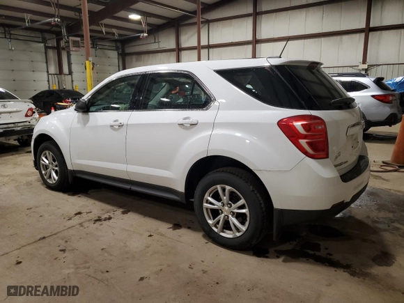 2017 Chevrolet Equinox LS with VIN 2GNFLEEKXH6299483, listed as a Copart auction lot 52913315 with 66,293 mi miles and Salvage Title. Bid and sale history available at carsss.com. Image 2.
