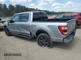 2021 Ford F-150 XL with VIN 1FTEW1C50MFA45654, listed as a Copart auction lot 56936595 with 103,189 mi miles and Salvage title. Bid and sale history available at DreamBid. Image 2.