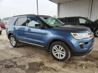2018 Ford Explorer XLT with VIN 1FM5K8D89JGA78862, listed as a Copart auction lot 59912235 with 132,897 mi miles and Salvage title. Bid and sale history available at DreamBid. Image 4.
