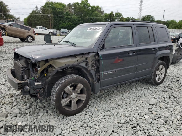 2014 Jeep Patriot Latitude with VIN 1C4NJRFB2ED718259, listed as a Copart auction lot 58095825 with 116,665 mi miles and Salvage title. Bid and sale history available at DreamBid. Image 1.