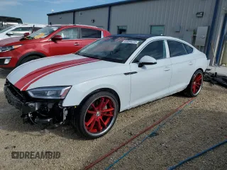 2019 Audi A5 Sportback Premium Plus with VIN WAUENCF55KA079199, listed as a Copart auction lot 65659223 with 24,049 mi miles. Bid and sale history available at carsss.com. Image 1.