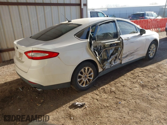 2015 Ford Fusion S with VIN 3FA6P0G75FR127320, listed as a IAAI auction lot 41868697 with 150,858 mi miles. Bid and sale history available at carsss.com. Image 4.