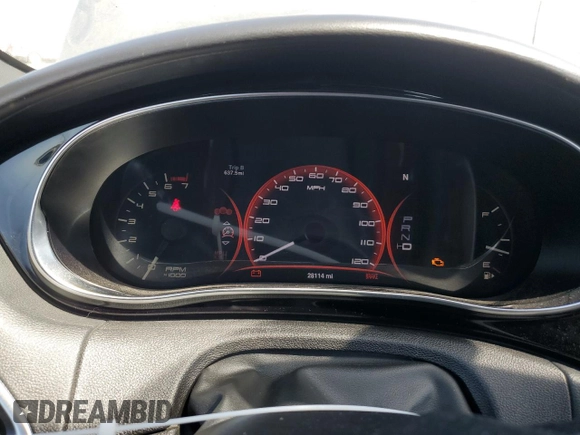 2013 Dodge Dart Limited z VIN 1C3CDFCA8DD711490, wystawiony jako Copart lot #56462055 z przebiegiem 28 114 mil mil oraz Szkoda całkowita • Salvage title. Historia ofert i sprzedaży dostępna na DreamBid. Obrazek 9.