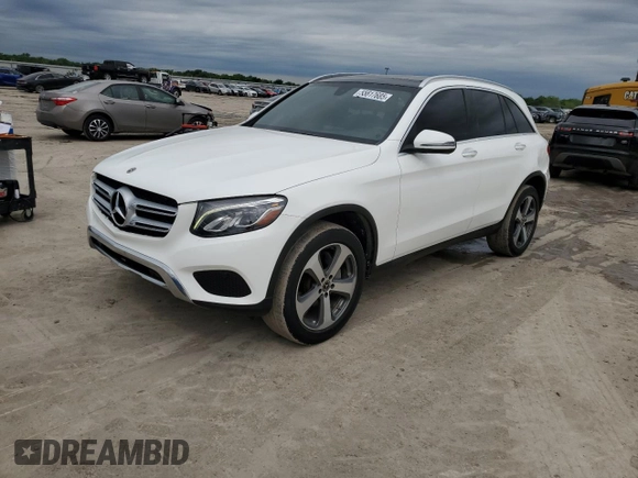 2019 Mercedes-Benz GLC 300 with VIN WDC0G4JB6KF506798, listed as a Copart auction lot 55617685 with 122,025 mi miles and Clean title. Bid and sale history available at DreamBid. Image 1.