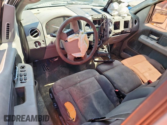 2006 Ford F-150 XL with VIN 1FTPX12V16NB79069, listed as a Copart auction lot 62731485 with 215,056 mi miles and Salvage title. Bid and sale history available at DreamBid. Image 8.