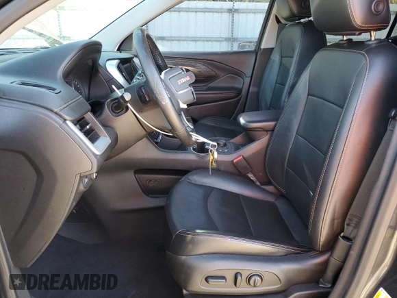 2020 GMC Terrain SLT with VIN 3GKALPEV9LL191177, listed as a Copart auction lot 57800395 with 69,400 mi miles and Salvage title. Bid and sale history available at DreamBid. Image 7.
