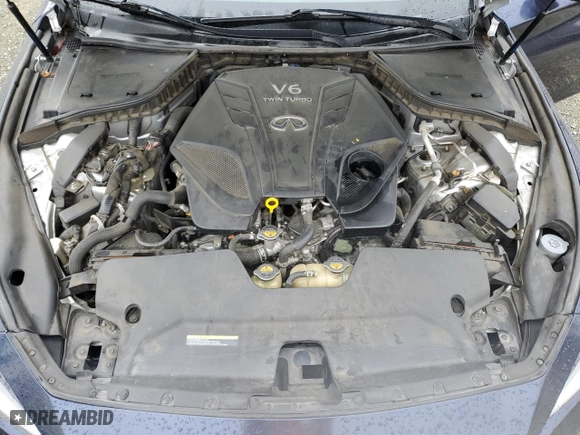 2020 Infiniti Q50 EDITION 30 with VIN JN1EV7AP9LM205974, listed as a Copart auction lot 43288145 with 144,454 mi miles and Salvage Title. Bid and sale history available at carsss.com. Image 11.