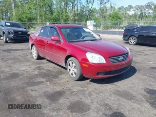 2008 Kia Optima LX z VIN KNAGE123785196642, wystawiony jako IAAI lot #42186620 z przebiegiem 141 368 mil mil oraz . Historia ofert i sprzedaży dostępna na DreamBid. Obrazek 1.