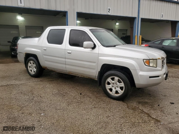 2006 Honda Ridgeline RTL with VIN 2HJYK16546H550615, listed as a Copart auction lot 49186375 with 292,068 mi miles and Salvage Title. Bid and sale history available at carsss.com. Image 4.