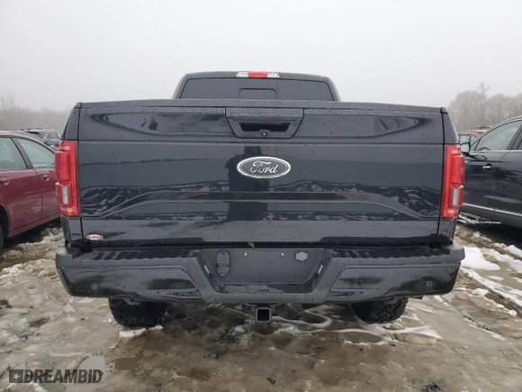 2016 Ford F-150 XLT with VIN 1FTFW1EG5GFB32134, listed as a Copart auction lot 44761625 with 186,684 mi miles and Salvage Title. Bid and sale history available at carsss.com. Image 6.