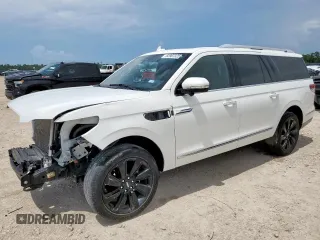 2022 Lincoln Navigator Reserve with VIN 5LMJJ3KT9NEL01203, listed as a Copart auction lot 62907325 with 55,812 mi miles and Salvage title. Bid and sale history available at DreamBid. Image 1.