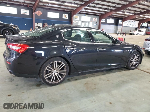 2015 Maserati Ghibli S Q4 with VIN ZAM57RTA3F1150242, listed as a Copart auction lot 61202585 with 21,271 mi miles and Salvage title. Bid and sale history available at DreamBid. Image 3.