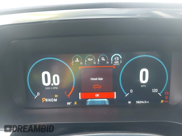 2021 Ford F-150 XL with VIN 1FTFW1E8XMFA69505, listed as a IAAI auction lot 42446323 with 58,214 mi miles and . Bid and sale history available at DreamBid. Image 15.