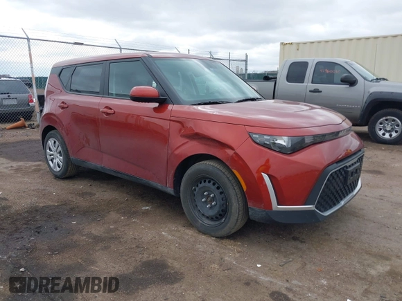 2024 Kia Soul S with VIN KNDJ23AU0R7916828, listed as a IAAI auction lot 41958588 with 35,518 mi miles and . Bid and sale history available at DreamBid. Image 1.
