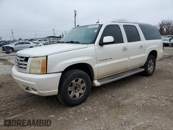 2005 Cadillac Escalade ESV z VIN 3GYFK66N05G258557, wystawiony jako Copart lot #46943305 z przebiegiem 246 719 mil mil oraz Tytuł czysty. Historia ofert i sprzedaży dostępna na DreamBid. Obrazek 1.
