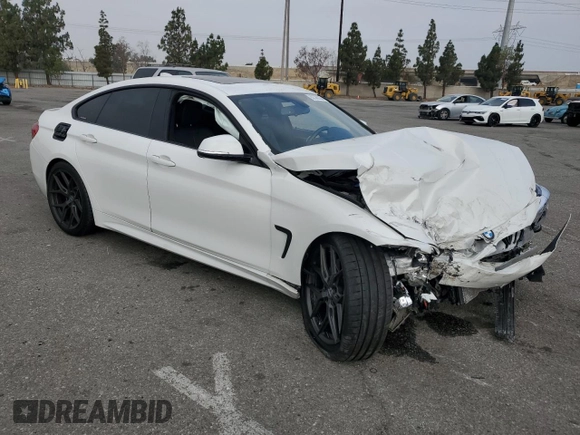 2019 BMW 4 Series 440i with VIN WBA4J5C50KBU79088, listed as a Copart auction lot 62360335 with 46,540 mi miles and Salvage title. Bid and sale history available at DreamBid. Image 4.