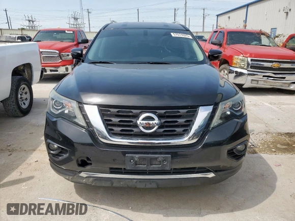 2018 Nissan Pathfinder SV with VIN 5N1DR2MM9JC605775, listed as a Copart auction lot 57074025 with 157,760 mi miles and Salvage title. Bid and sale history available at DreamBid. Image 5.