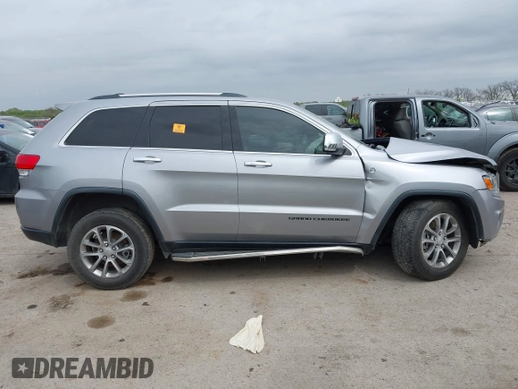 2015 Jeep Grand Cherokee Limited with VIN 1C4RJFBG4FC705392, listed as a IAAI auction lot 41946396 with 1 mi miles. Bid and sale history available at carsss.com. Image 13.