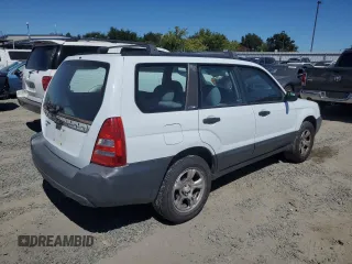 2003 Subaru Forester X with VIN JF1SG63653H739190, listed as a Copart auction lot 63123384 with 156,162 mi miles and Salvage Title. Bid and sale history available at carsss.com. Image 3.