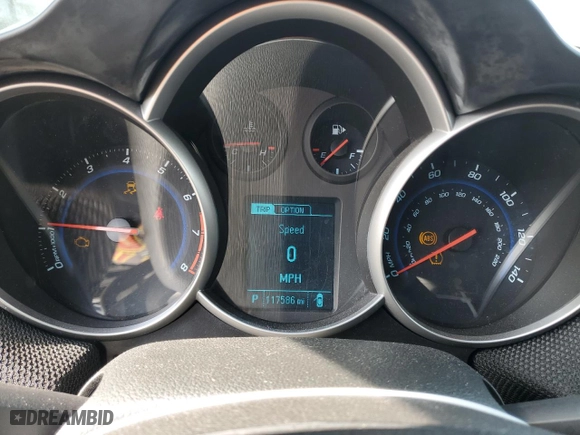 2013 Chevrolet Cruze 1LT with VIN 1G1PC5SB1D7262956, listed as a Copart auction lot 48146305 with 117,586 mi miles and Clean Title. Bid and sale history available at carsss.com. Image 9.