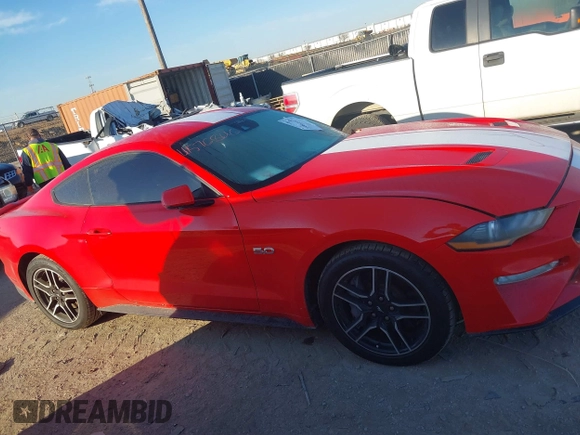 2022 Ford Mustang GT with VIN 1FA6P8CF7N5136548, listed as a IAAI auction lot 41661447 with 18,254 mi miles and . Bid and sale history available at DreamBid. Image 14.