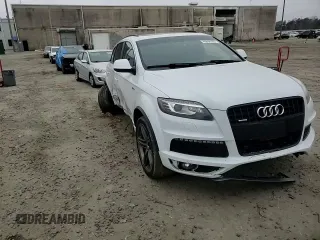 2014 Audi Q7 S line Prestige with VIN WA1DGAFE5ED004318, listed as a Copart auction lot 48866785 with 105,689 mi miles and Salvage title. Bid and sale history available at DreamBid. Image 12.