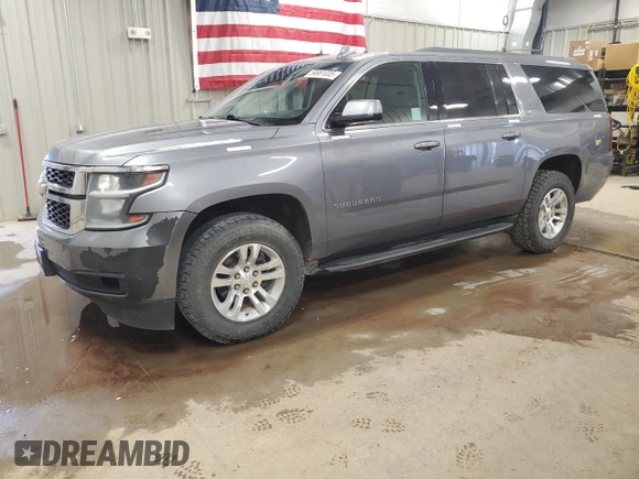 2019 Chevrolet Suburban LT z VIN 1GNSKHKC2KR408272, wystawiony jako Copart lot #59981035 z przebiegiem 447 641 mil mil oraz Czysty tytuł • Clean title. Historia ofert i sprzedaży dostępna na DreamBid. Obrazek 1.