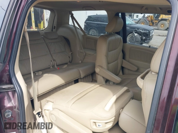 2008 Honda Odyssey EX-L with VIN 5FNRL38748B402957, listed as a IAAI auction lot 42092761 with 142,927 mi miles. Bid and sale history available at carsss.com. Image 8.