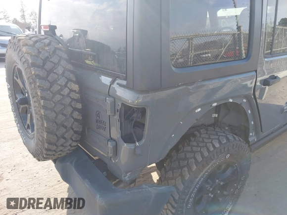 2022 Jeep Wrangler Unlimited Sport with VIN 1C4HJXDN7NW156538, listed as a IAAI auction lot 41526074 with 27,082 mi miles and . Bid and sale history available at DreamBid. Image 6.