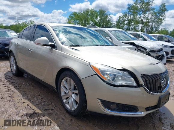 2014 Buick Regal Premium I with VIN 2G4GN5EX5E9308650, listed as a IAAI auction lot 42325136 with 174,823 mi miles and . Bid and sale history available at DreamBid. Image 1.